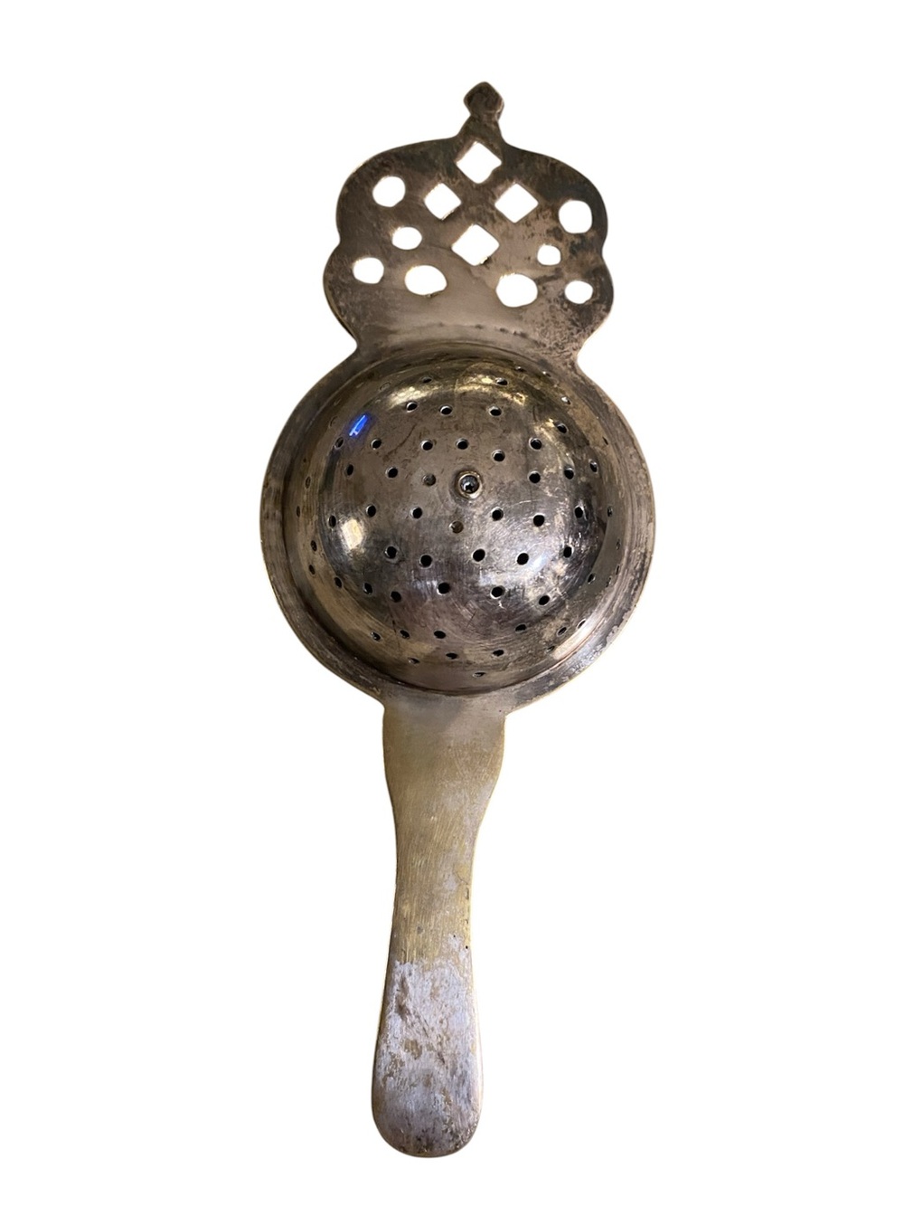 Vintage Brass Tea Strainer - Picture 2 of 3